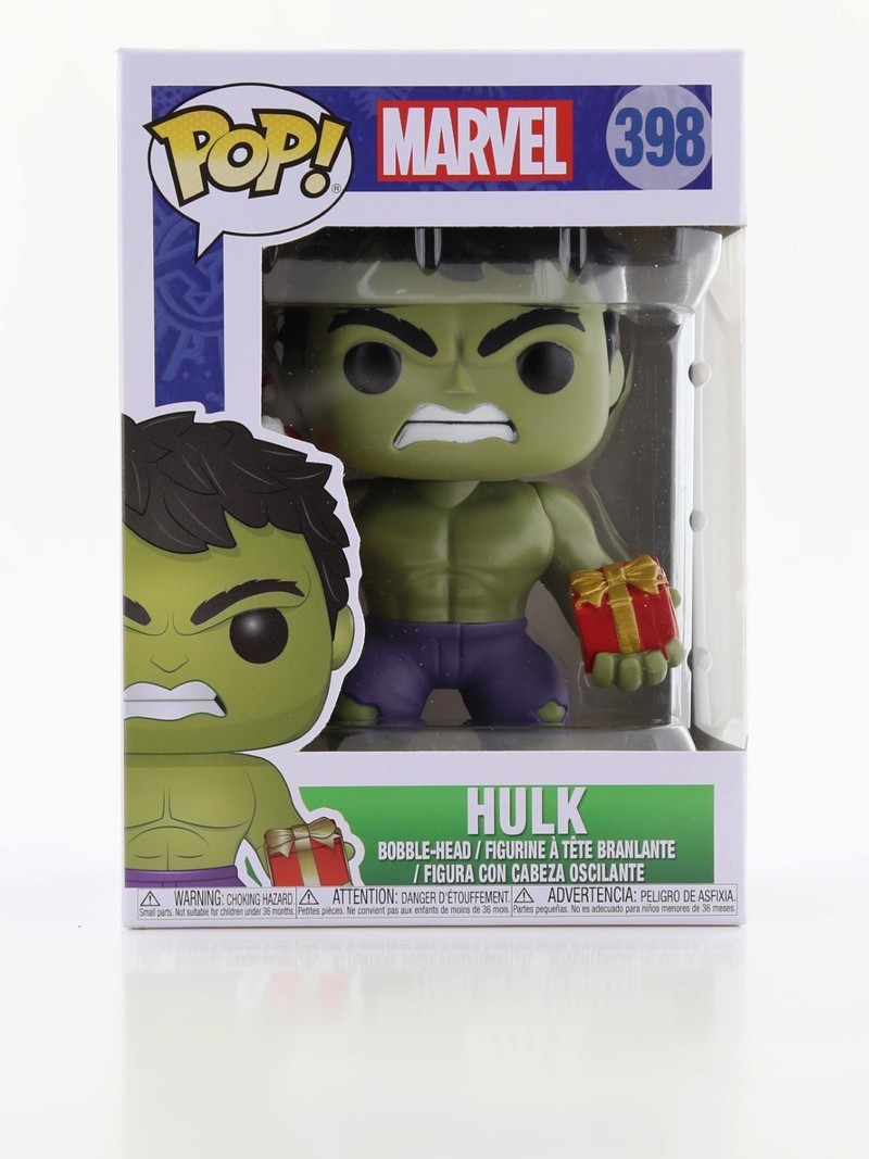 Funko Pop Marvel Holiday Hulk with Stocking & Plush Vinyl Figure