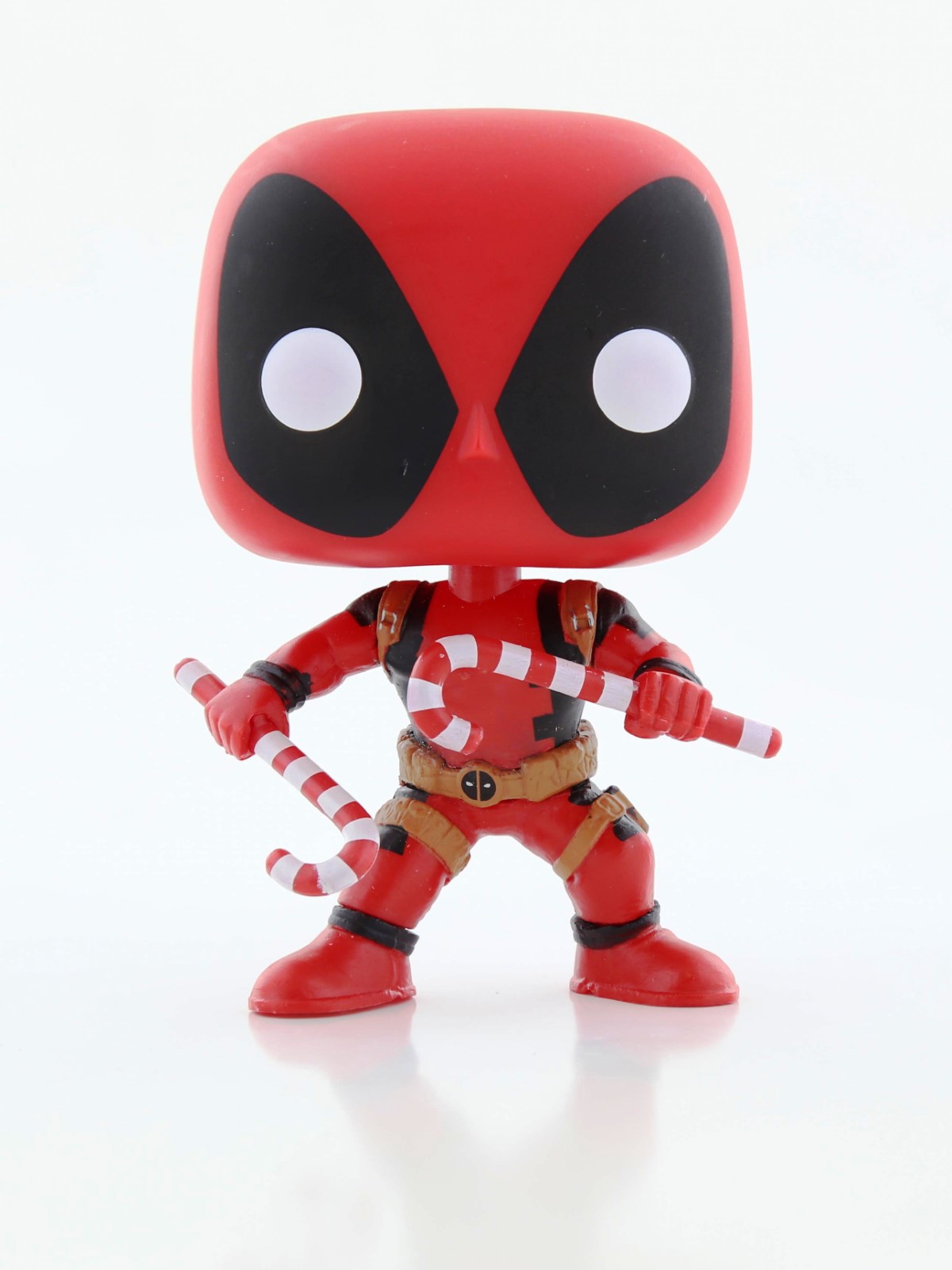 Funko Pop Marvel Holiday Deadpool with Candy Cane Vinyl Figure