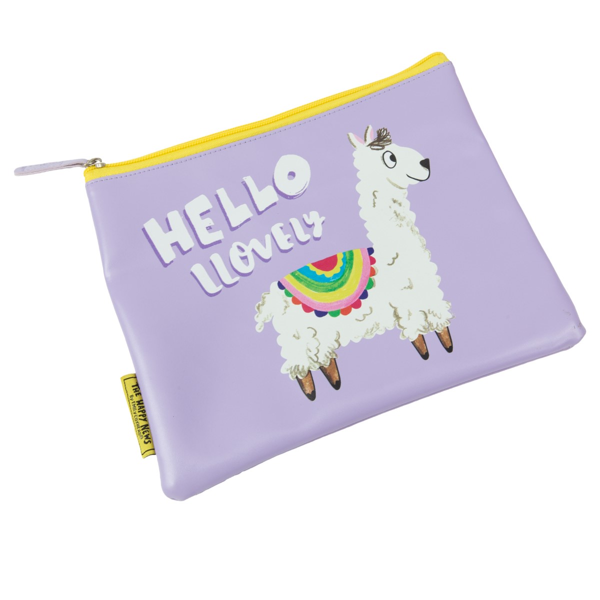 The Happy News Hello Llovely Large Pouch