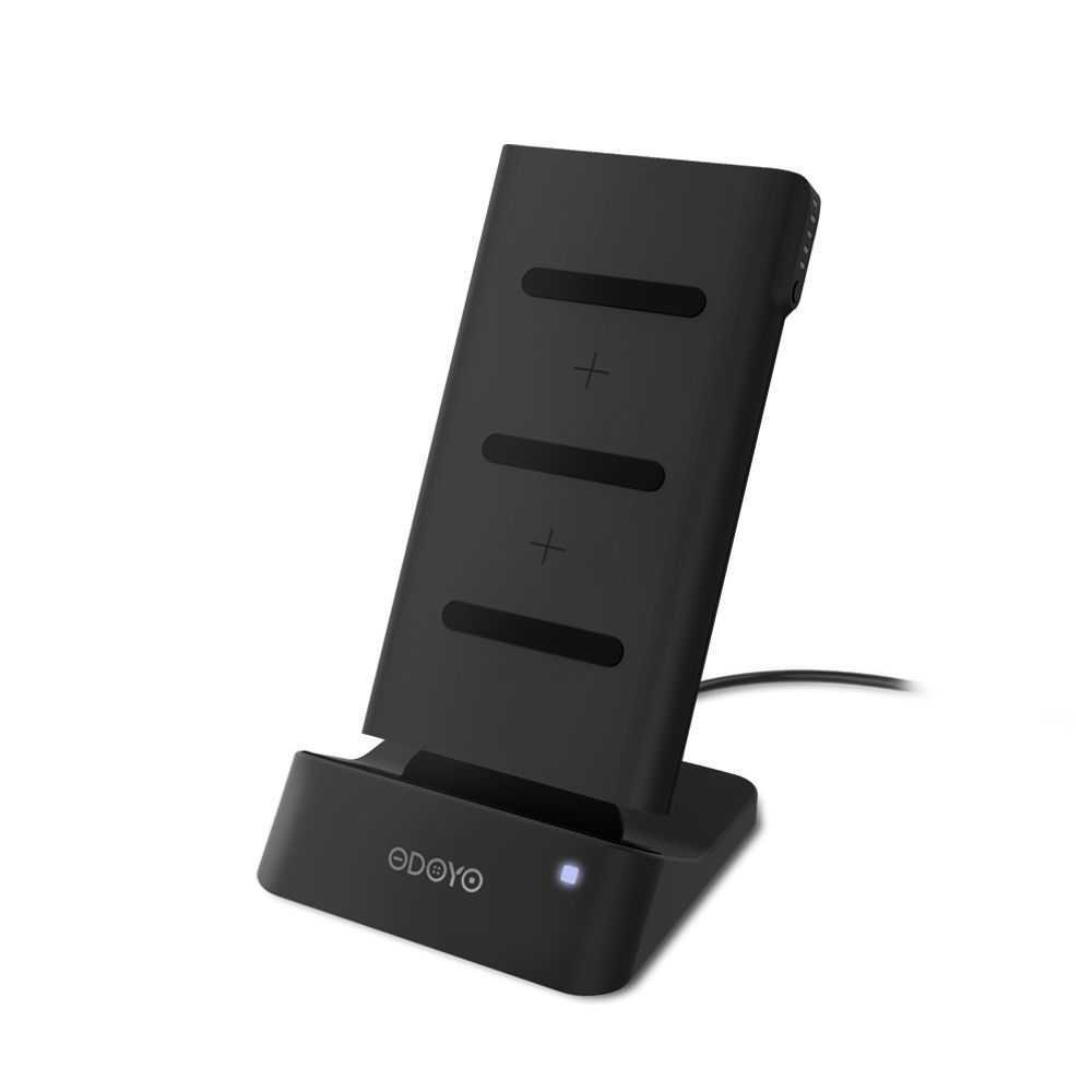 Odoyo Wireless Charging Dock & Portable Battery Pack 6000mAh Matte Black