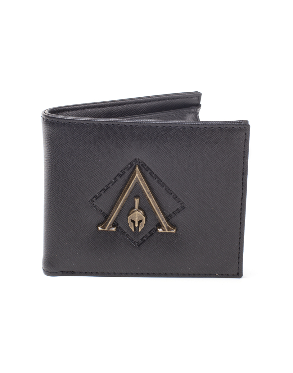 Assassin's Creed Odyssey Metal Logo Badge Premium Bi-fold Wallet