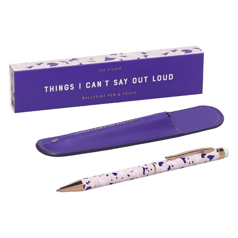 Yes Studio Things I Can't Say Pen & Case