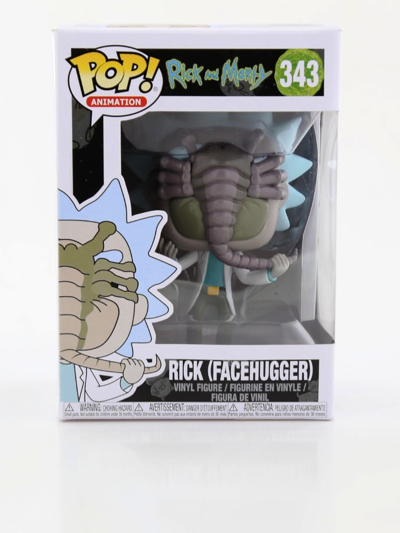 Funko Pop Rick & Morty Rick with Facehugger Exc Vinyl Figure