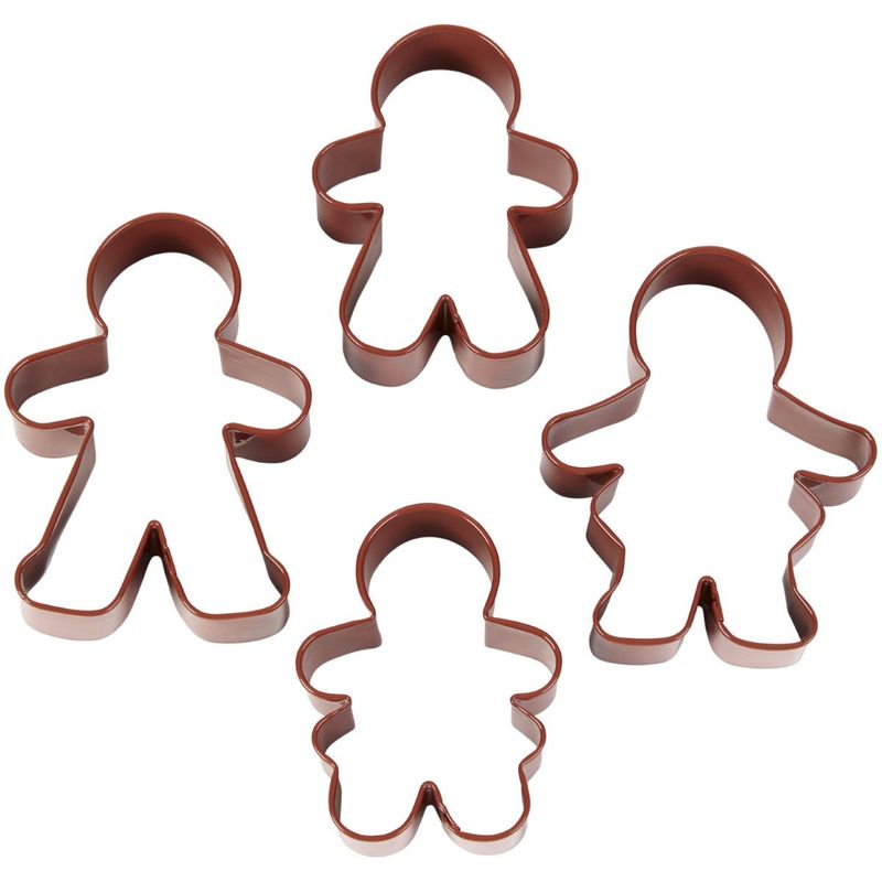 Wilton X'mas Cookie Cutters Gingerbread Family (Set of 4)