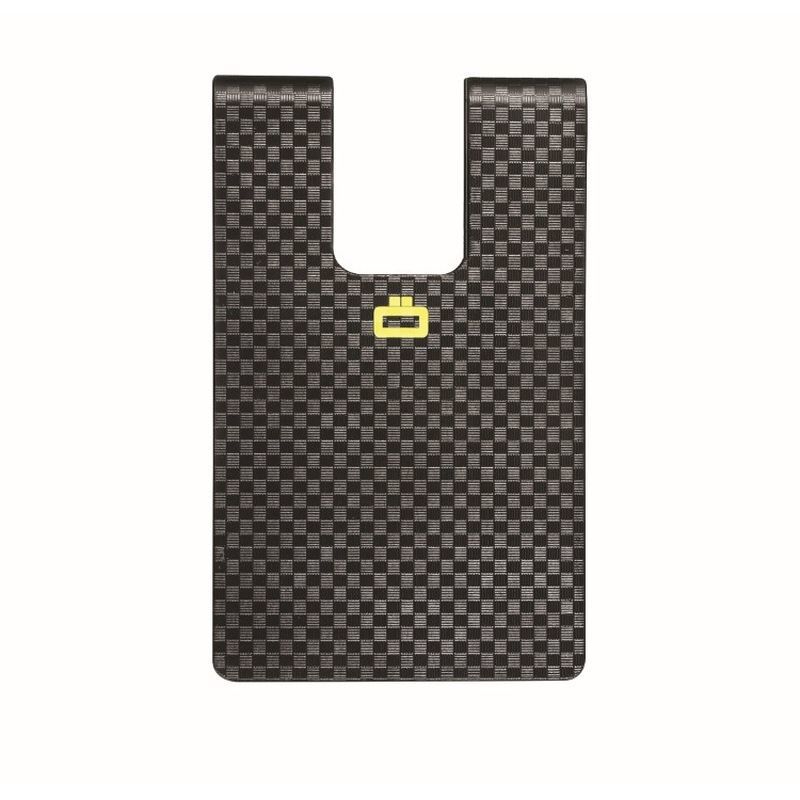 محفظة بطاقات بمشبك من أوغون بلون كربوني