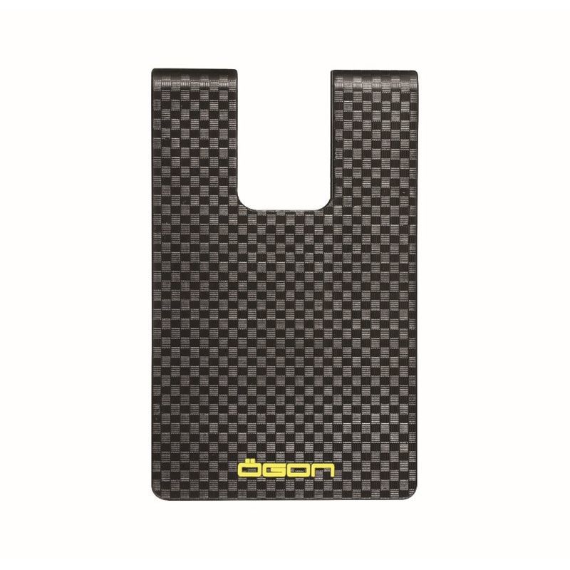 محفظة بطاقات بمشبك من أوغون بلون كربوني