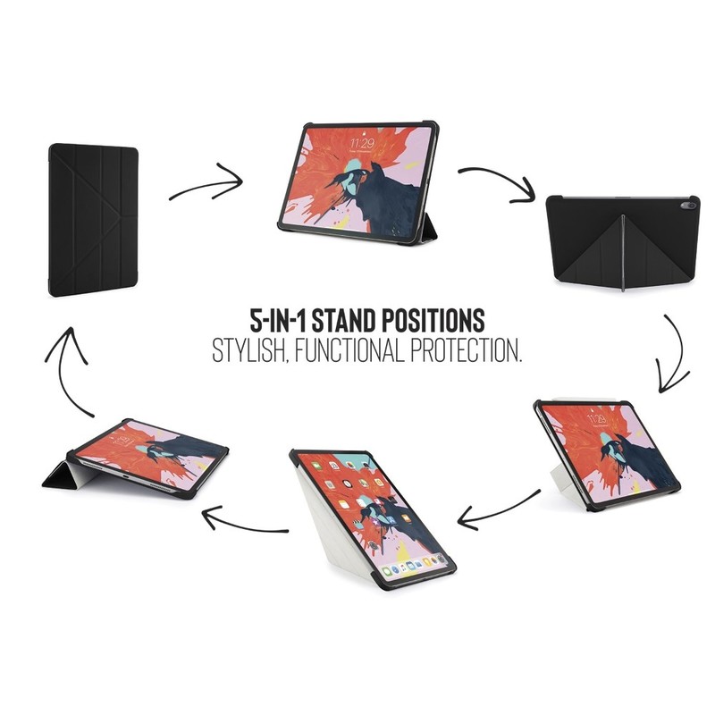 Pipetto Origami Case Black for iPad Pro 11-Inch