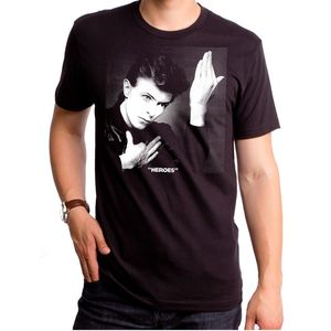 David Bowie Heroes Men's T-Shirt Black
