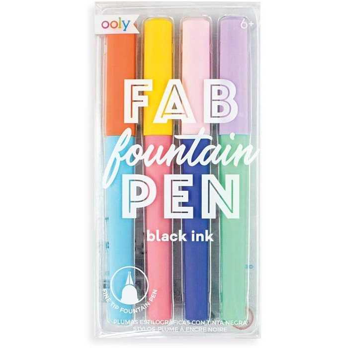 أقلام حبر Fab من Ooly (مجموعة من 4 أقلام)