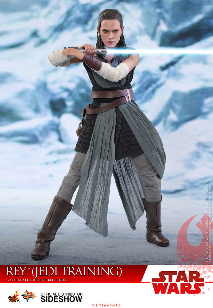 Sideshow Star Wars Rey Jedi Training Star Sixth Scale Figure