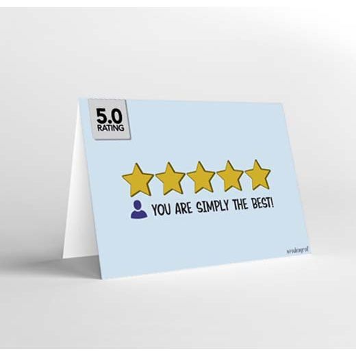 Mukagraf You Are Simply The Best Greeting Card (17 x 11.5cm) Mukagraf You Are Simply The Best Greeting Card (17 x 11.5cm)
