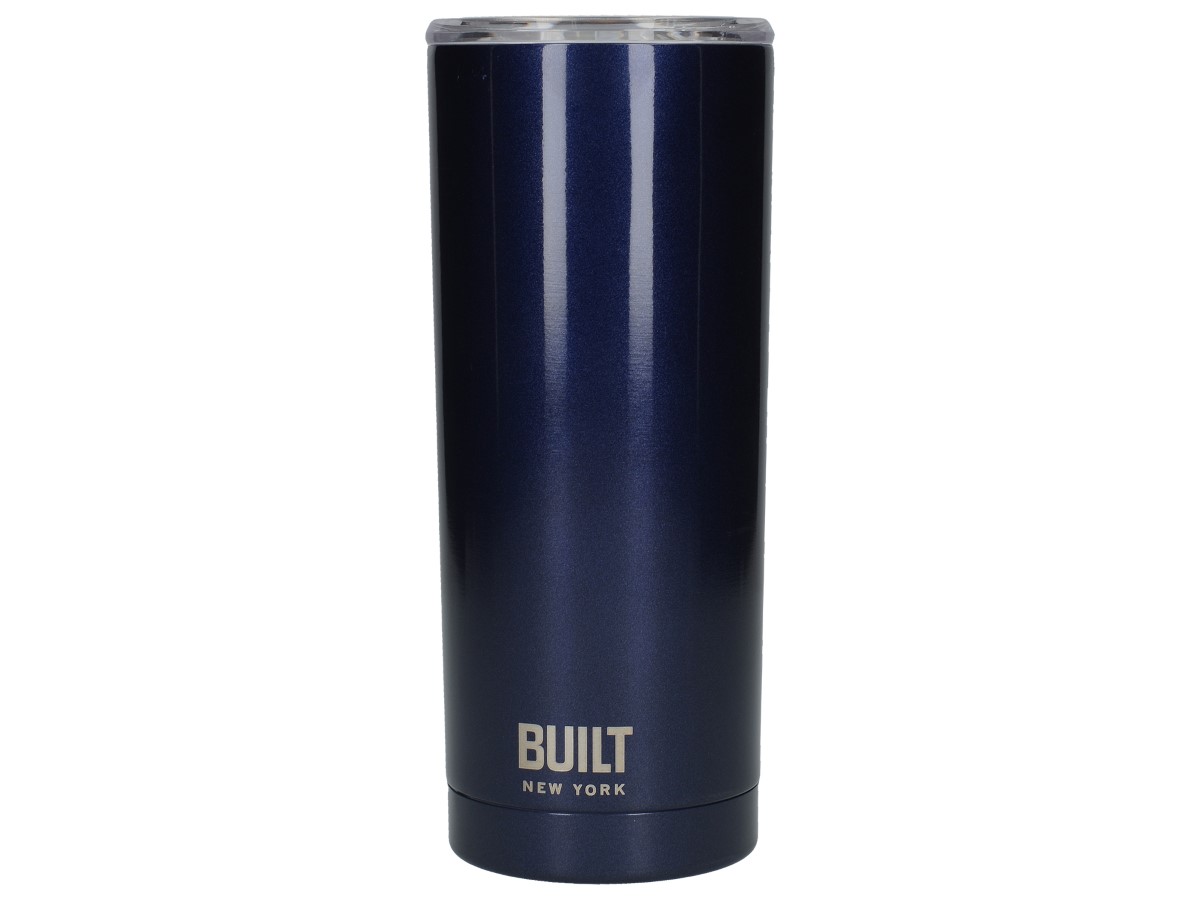 Built Double Walled Stainless Steel Water Tumbler Midnight Blue 590ml