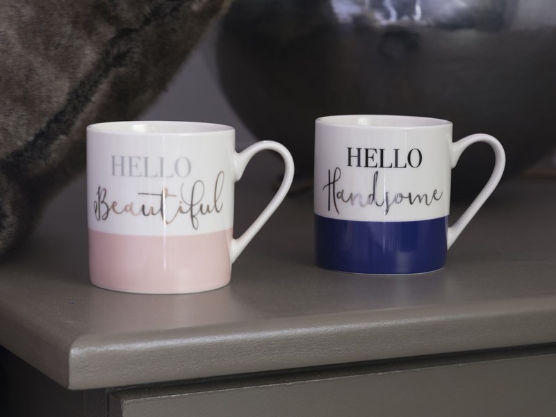 Ava & I Can Mugs His & Hers (Set of 2) 450ml