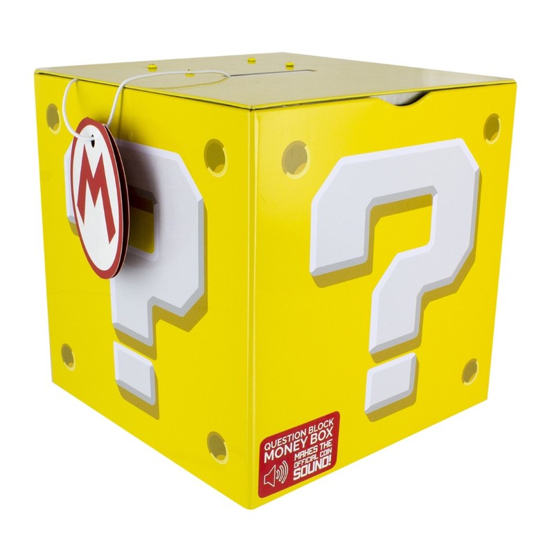 Paladone Super Mario Question Block Moneybox