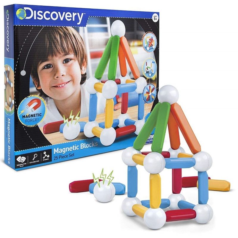Discovery Toy Magnetic Building Blocks 25Pcs