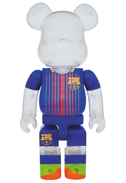 Bearbrick FC Barcelona 100/400% Figures (Set of 2) (7/28 cm)