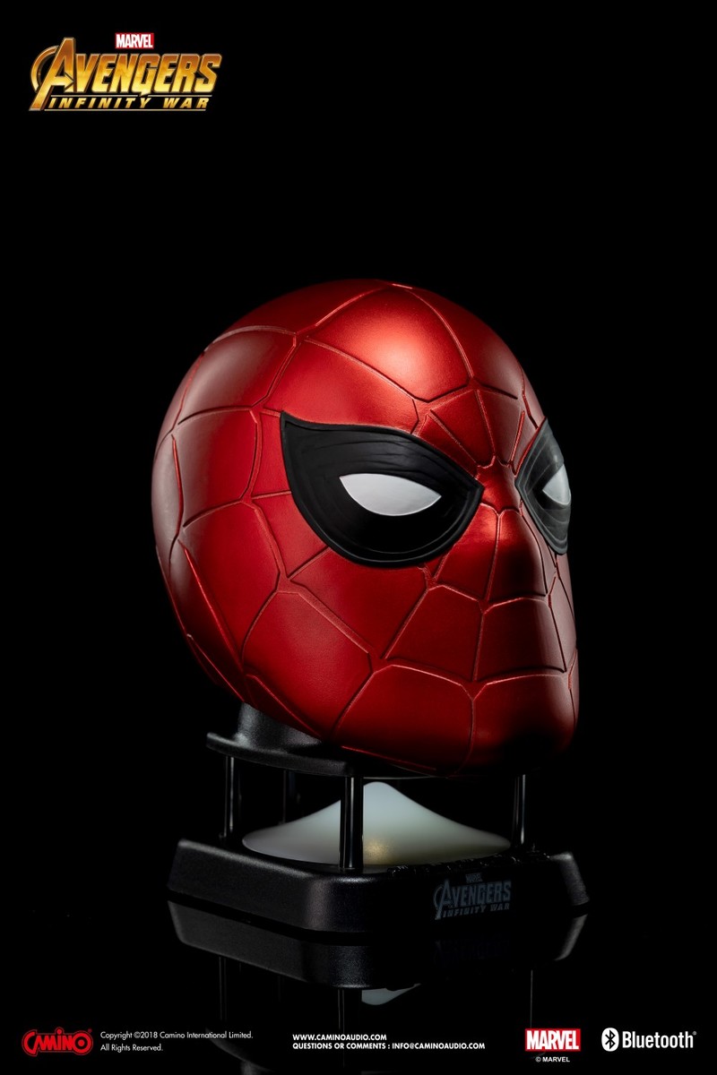 Camino Iron Spider-Man Mask Mini Bluetooth Speaker (V2.0)