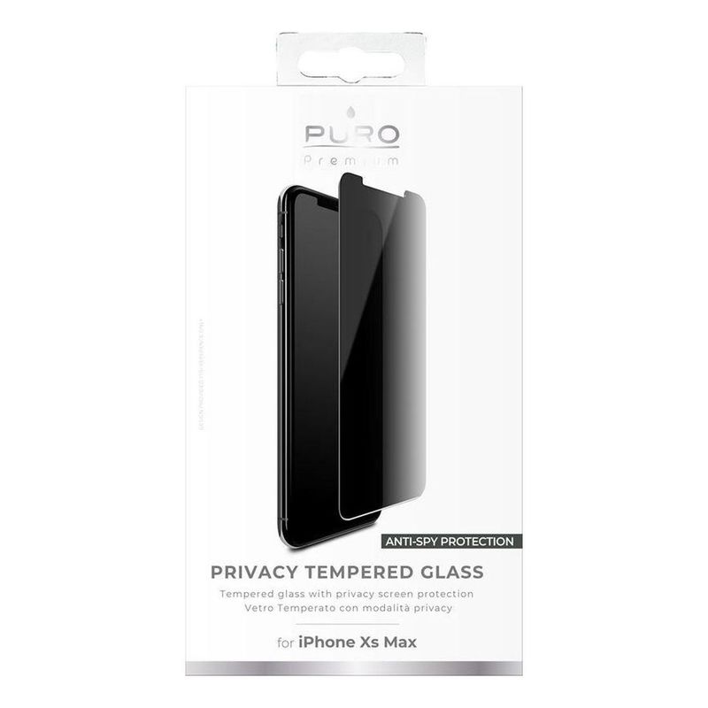 Puro Standard Privacy Tempered Glass Screen Protector for iPhone XS Max