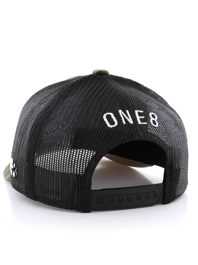 One8 Middle East English Curved Brim Trucker Hat Unisexcap Osfa