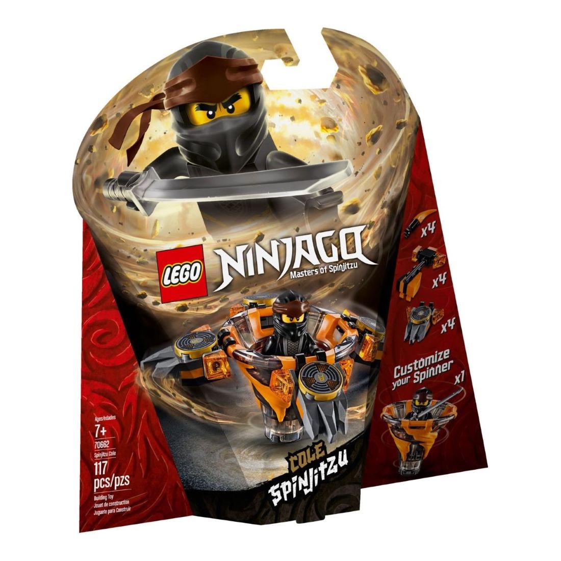 LEGO Ninjago Spinjitzu Cole 70662