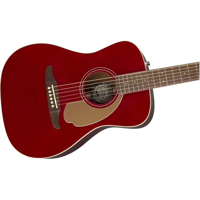 Fender Malibu Player Electric-Acoustic Guitar Candy Apple Red