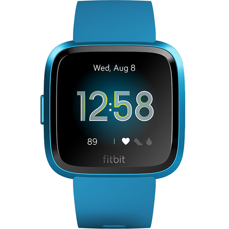 Fitbit Versa Lite Smartwatch Marina Blue Aluminum