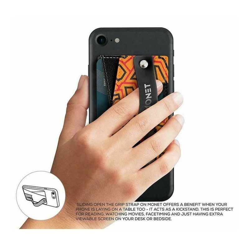 Monet Phone Wallet Caramel Tuffed