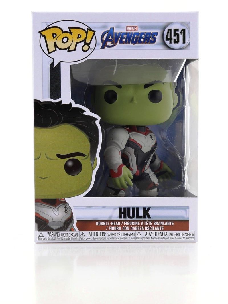 Funko Pop! Marvel Avengers End Game Hulk Team Suit 3.75-Inch Vinyl Figure
