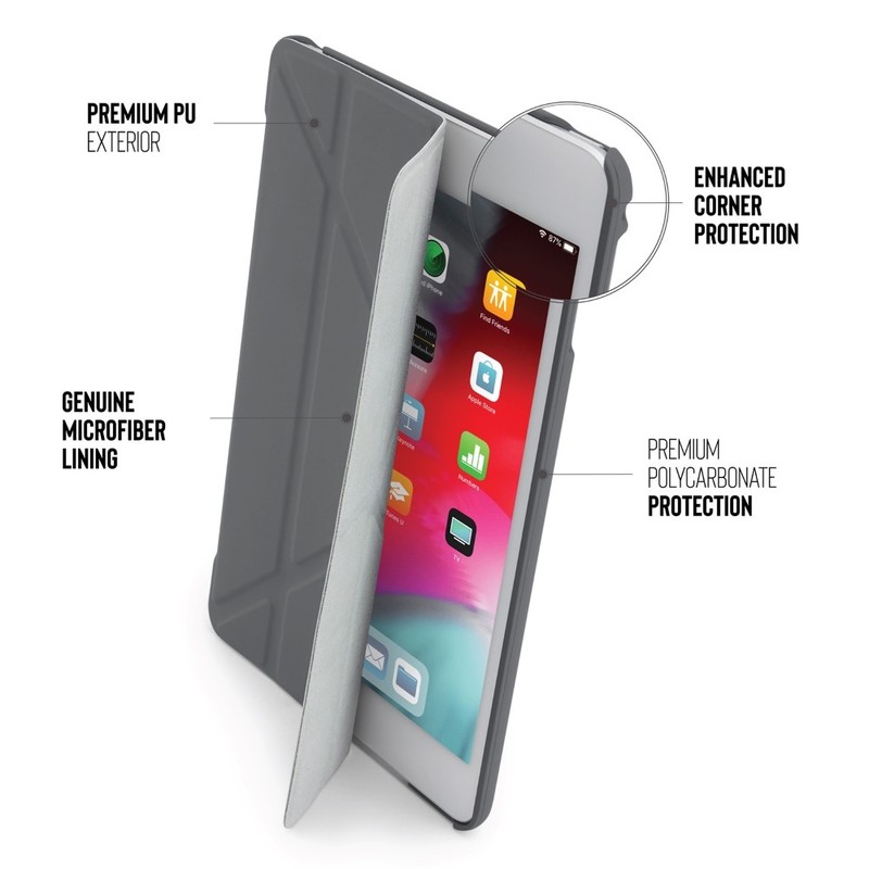 Pipetto Origami Case Grey for iPad Mini 7.9-Inch