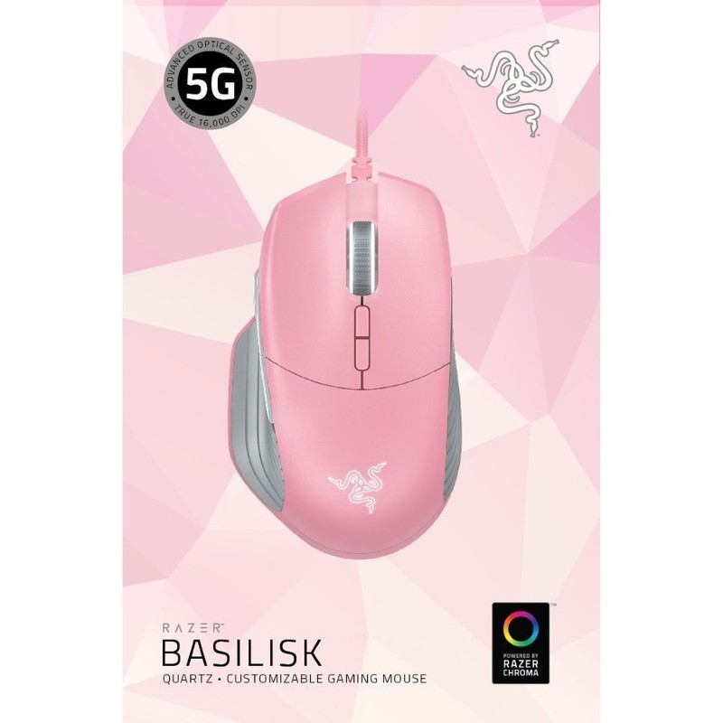Razer Basilisk Quartz Wired Gaming Mouse