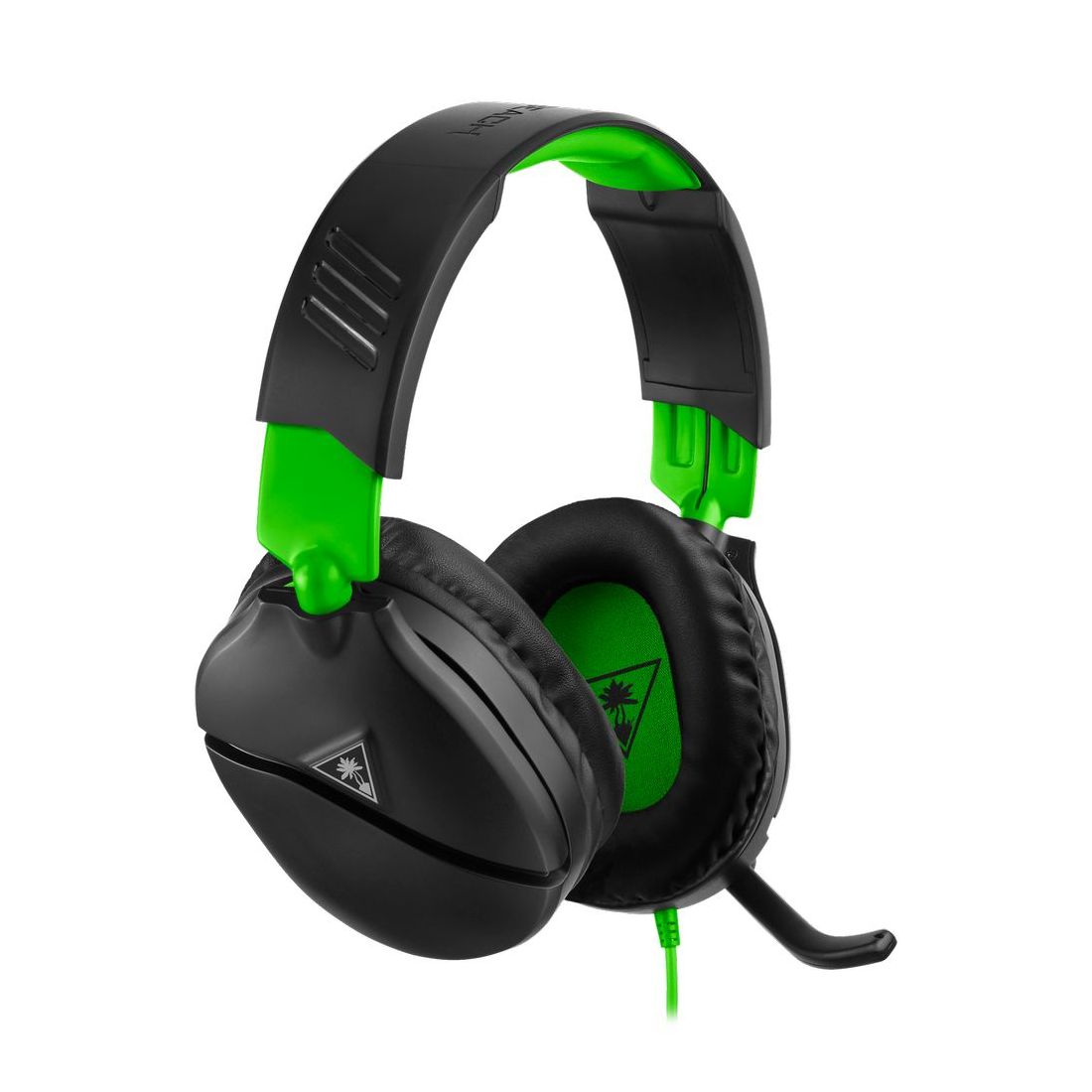 سماعات الرأس اير فورس ريكون 70 اكس للألعاب من تيرتل بيتش باللونين الأسود/الأخضر لأجهزة اكس بوكس وان