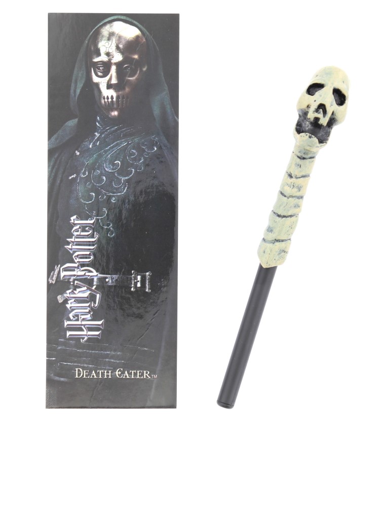 Noble Collection Harry Potter Death Eater Wand Pen & Bookmark