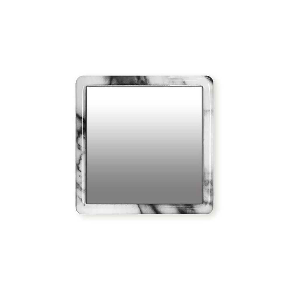 مرآة مربعة من الرخام الأبيض من أي-ديكوز