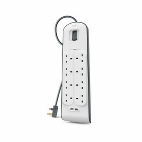 Belkin Surgeprotector 8 Outlet 2 USB 2 Belkin Surgeprotector 8 Outlet 2 USB 2