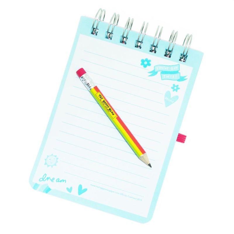 Happy News A6 Notebook & Pencil