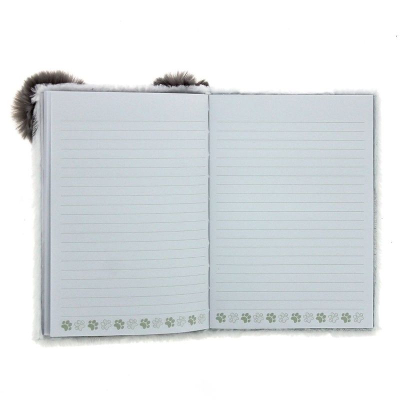 Happy Zoo Plush Polar Bear Notebook