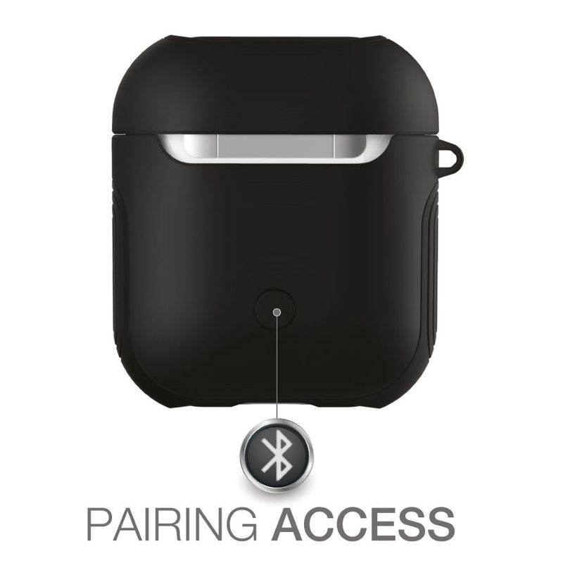 Amazing Thing Supremecase Guard Black for Apple AirPods With Carabiner