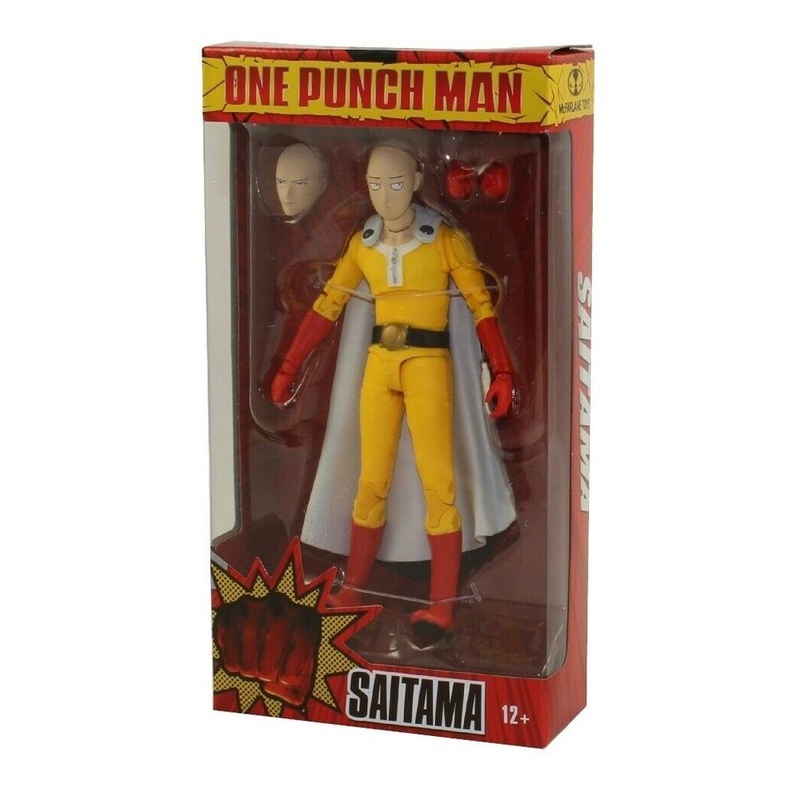 Mcfarlane One Punch Man Saitama Red/Yellow 7-Inch Action Figure