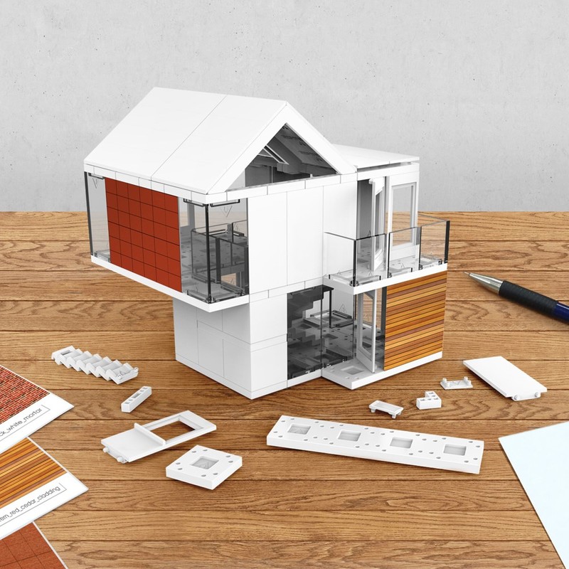 Arckit 60 Architectural Model Building Kit (220+ Pieces)
