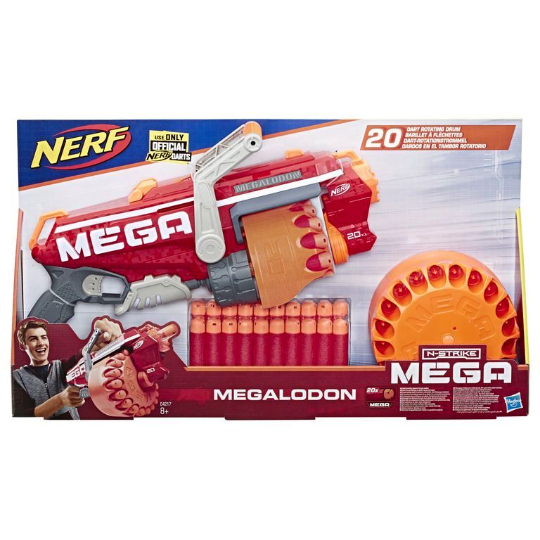 لعبة مسدس ميجا ميجالودون من نيرف