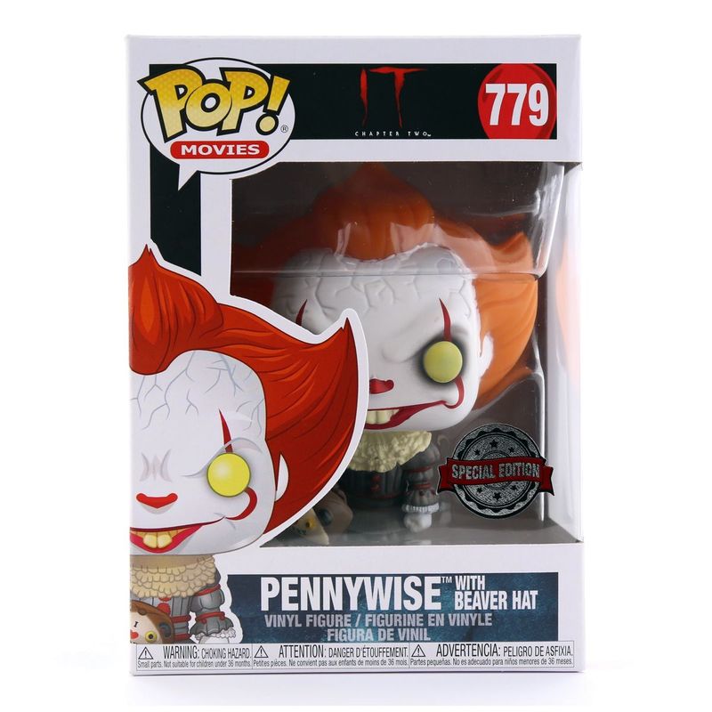 Funko Pop Movies It Chapter 2 Pennywise with Beaver Hat Vinyl Figure