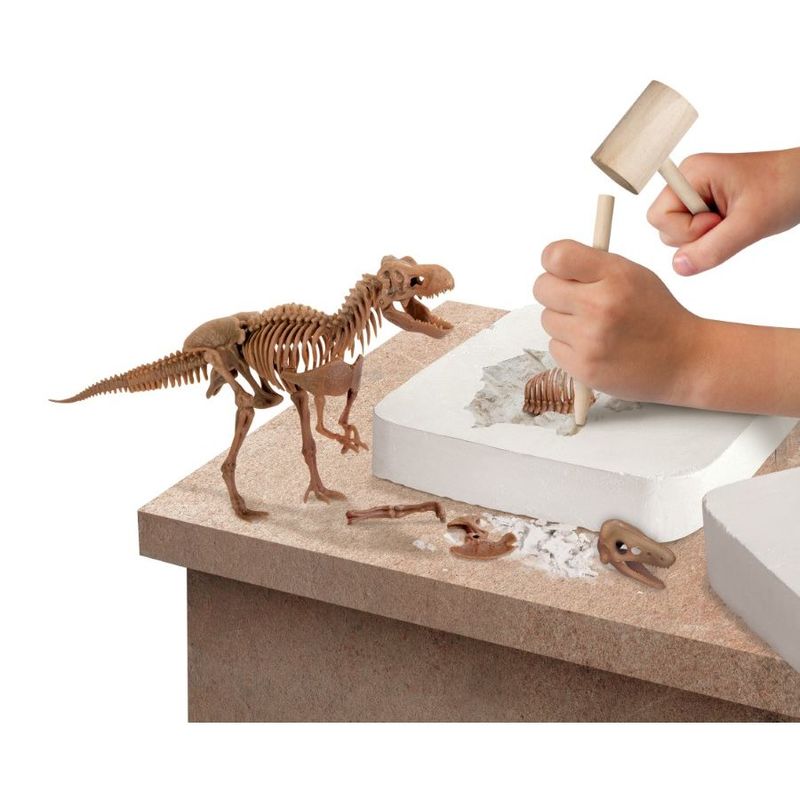لعبة مجموعة أدوات التنقيب عن ديناصور تي- ريكس وديناصور الفيلوسيرابتور من ديسكفري مايندبلون