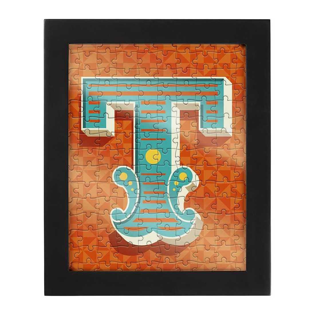 Ridleys Alphabet Jigsaw Puzzle with Frame Letter T