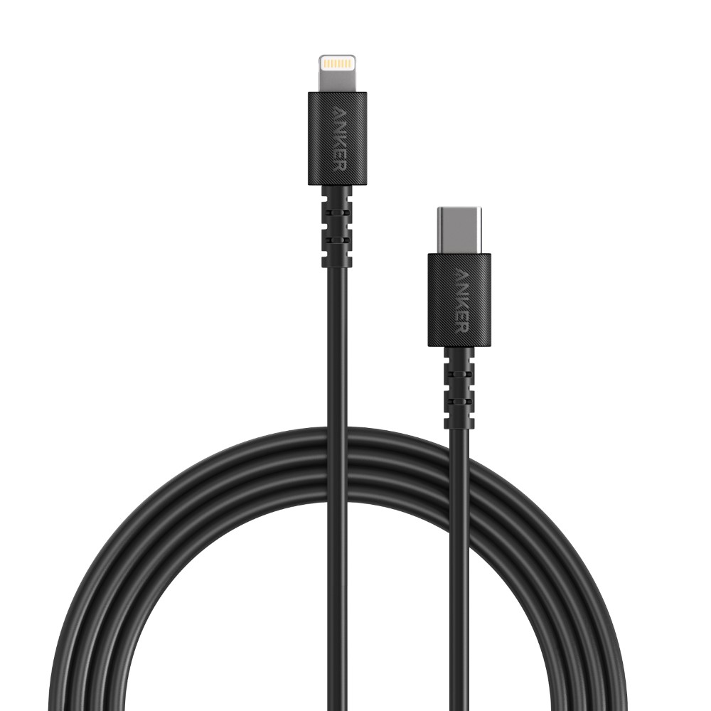 Anker Powerline Select USB-C To Lightning Cable 6Ft Black