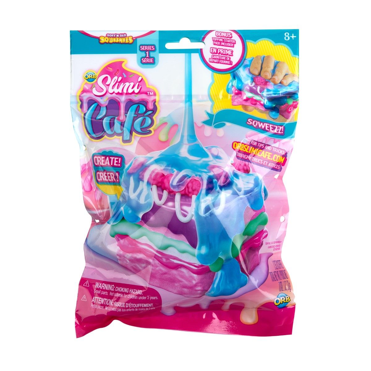 Slimy Cafe Raspberry Square Cake