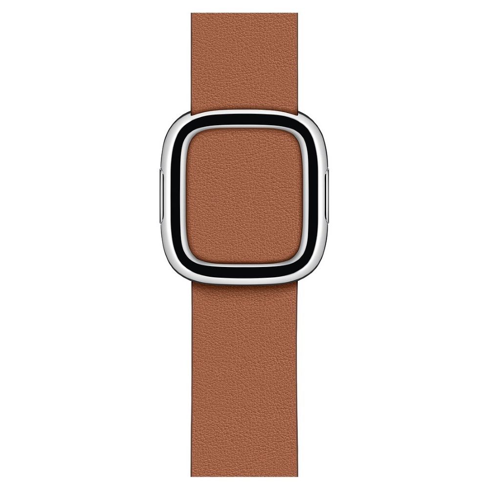 Apple 40mm Saddle Brown Modern Buckle Small (Compatible with Apple Watch 38/40/41mm)