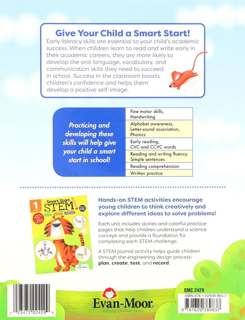 Smart Start Read And Write Grade 1 | Evan Moor