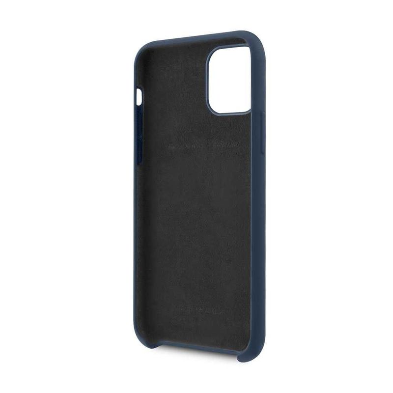 Ferrari On Track & Stripes Silicon Case Navy for iPhone 11
