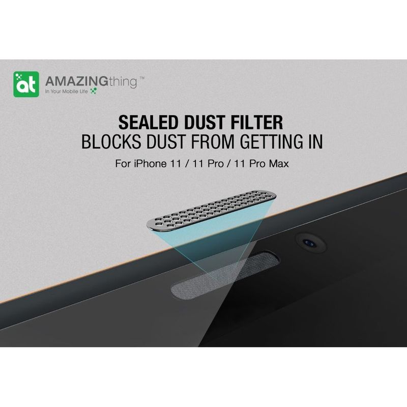 AMAZINGThing 2.75D Ex-Bullet Matte Dust Filter Glass with Installer for iPhone 11 Pro