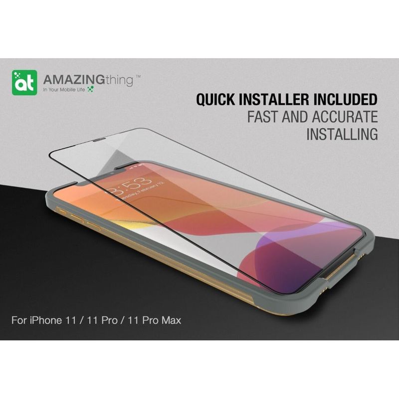 AMAZINGThing 2.75D Ex-Bullet Matte Dust Filter Glass with Installer for iPhone 11 Pro